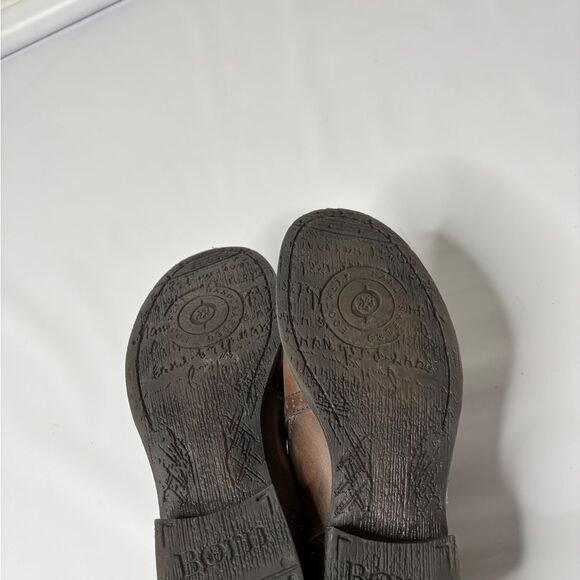 Women’s Born Brown Leather Slip-On Shoes - Picture 4 of 7